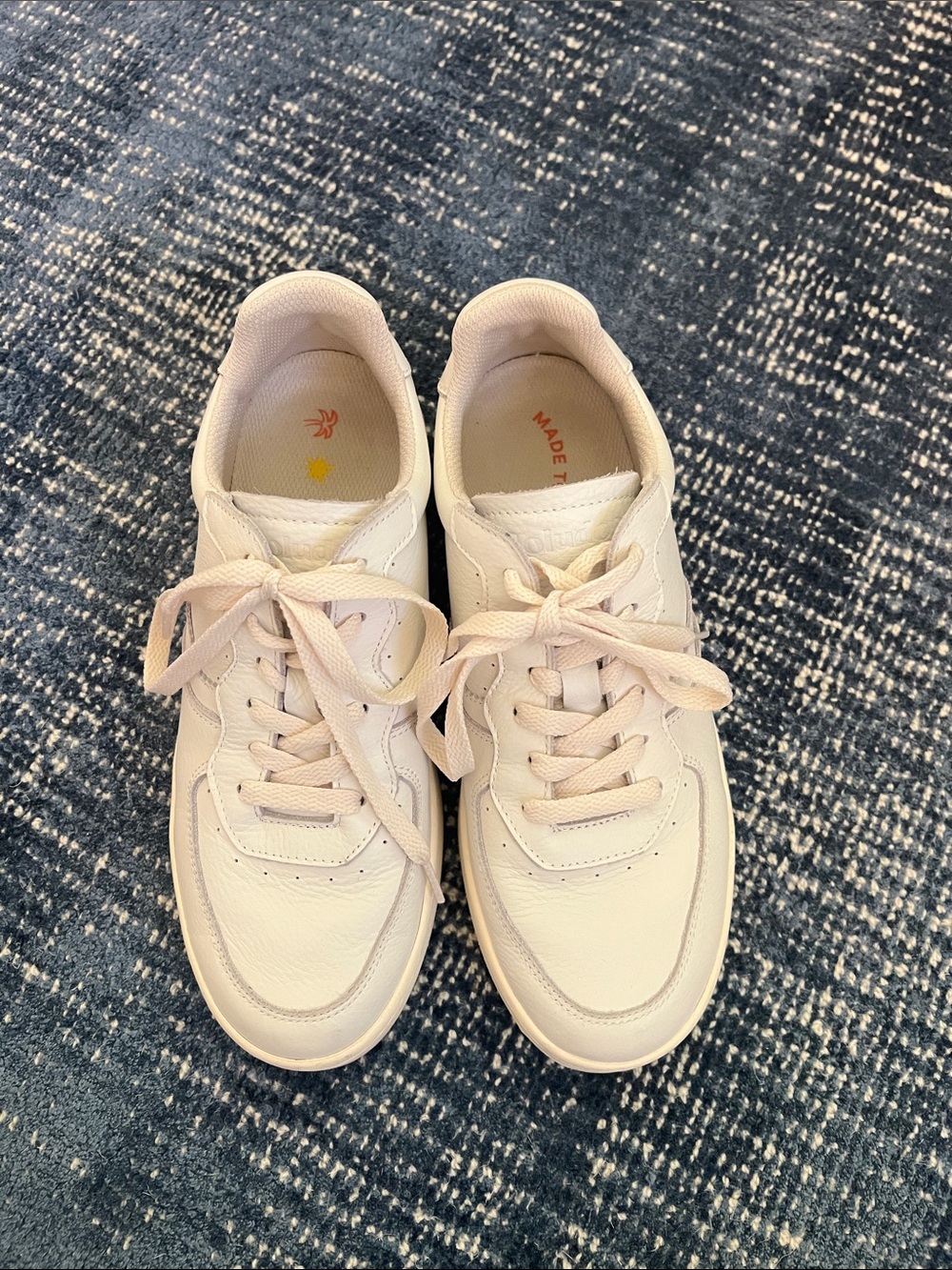 Neutral Leather Soludos Women’s Sneakers - white